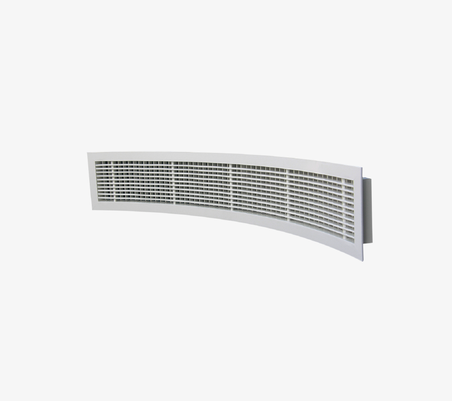 Curved Linear Bar Grille